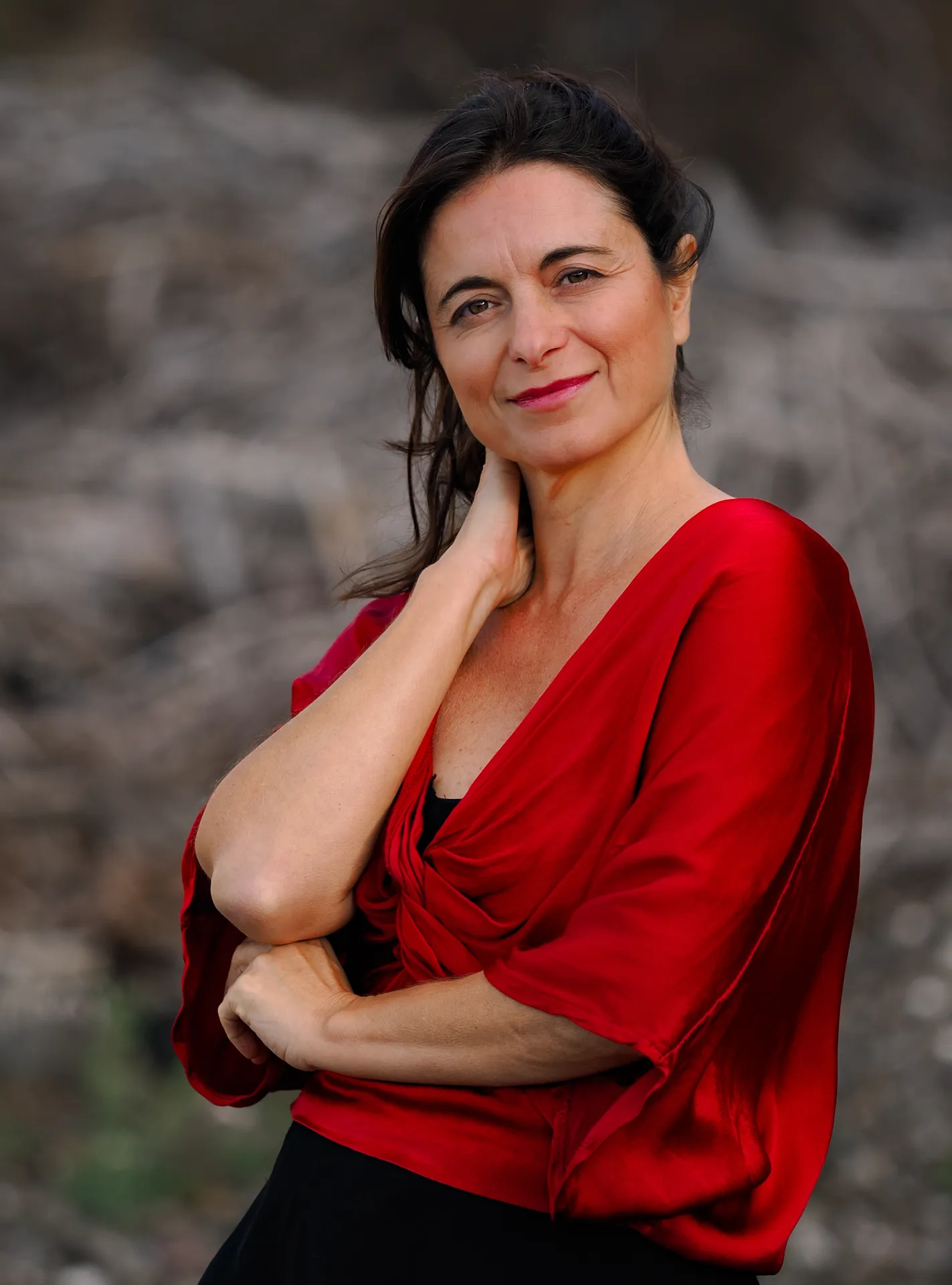 Almudena Ruiz Rey en meditación